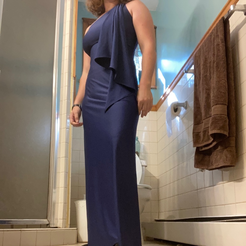 Beautiful navy formal dress